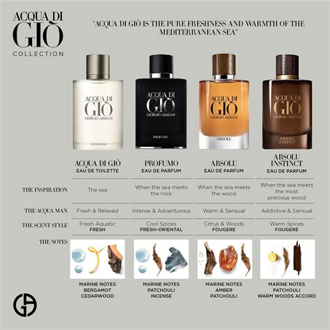 acqua di gio cologne notes.